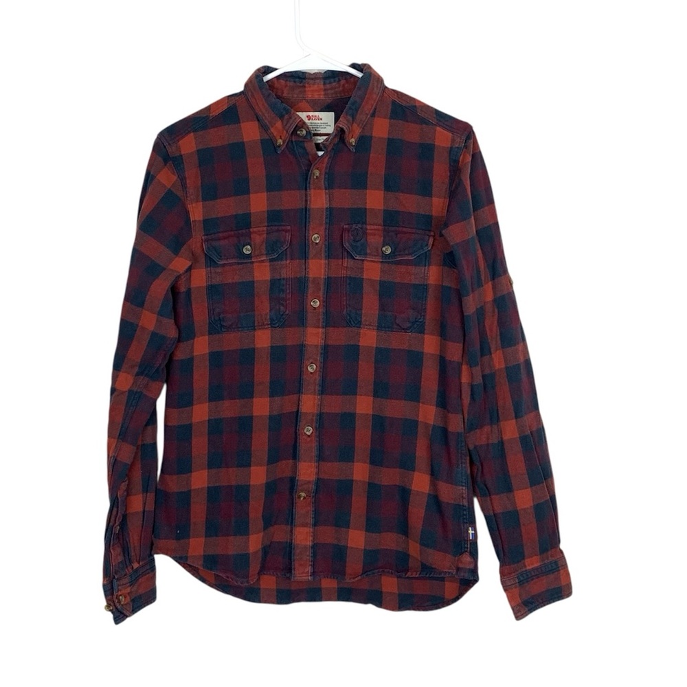Fjallraven plaid flannel skog shirt size small outdoors